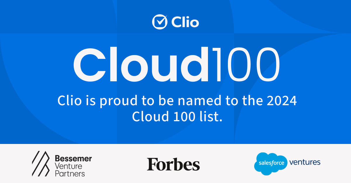 Clio is named to the 2024 Forbes Cloud 100 List - Clio Australia