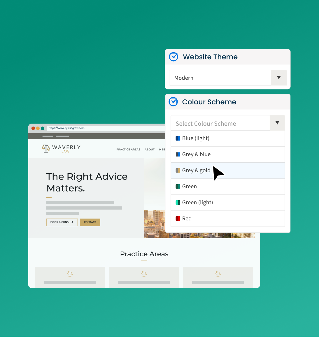 Clio Grow Build your online presence with a professional website
