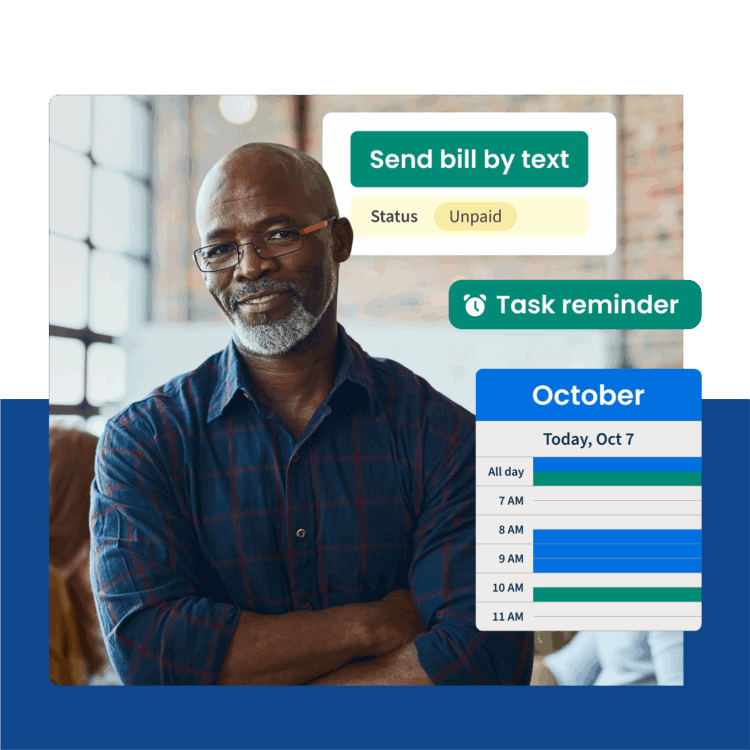 Send bill by text with Clio Manage