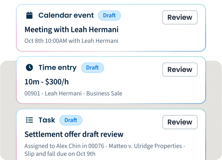 Clio Manage Clio Duo NA Canada UK APAC Manage AI Admin that handles itself