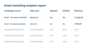 Clio Grow Marketing NA Grow Email Marketing Track return on investment