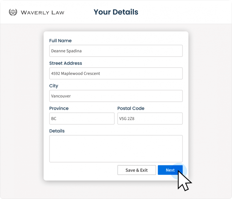 Clio Draft Canada Image CA Build client trust