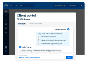 Client Portal bulk upload attachments