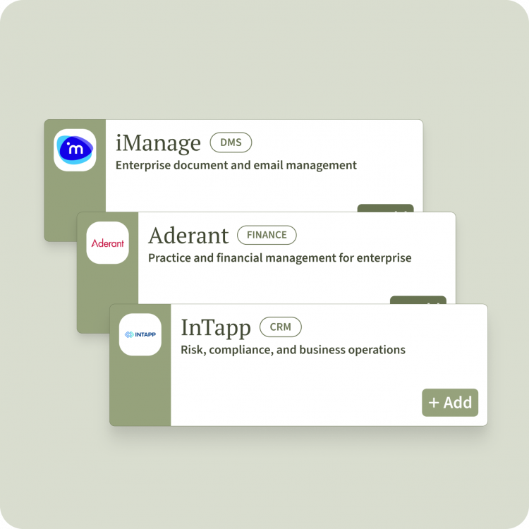 Clio Operate - Integrations across your legal technology stack