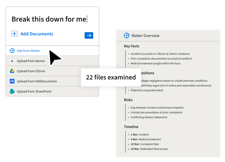 Clio Work Standalone - Get a complete structured view of your matter