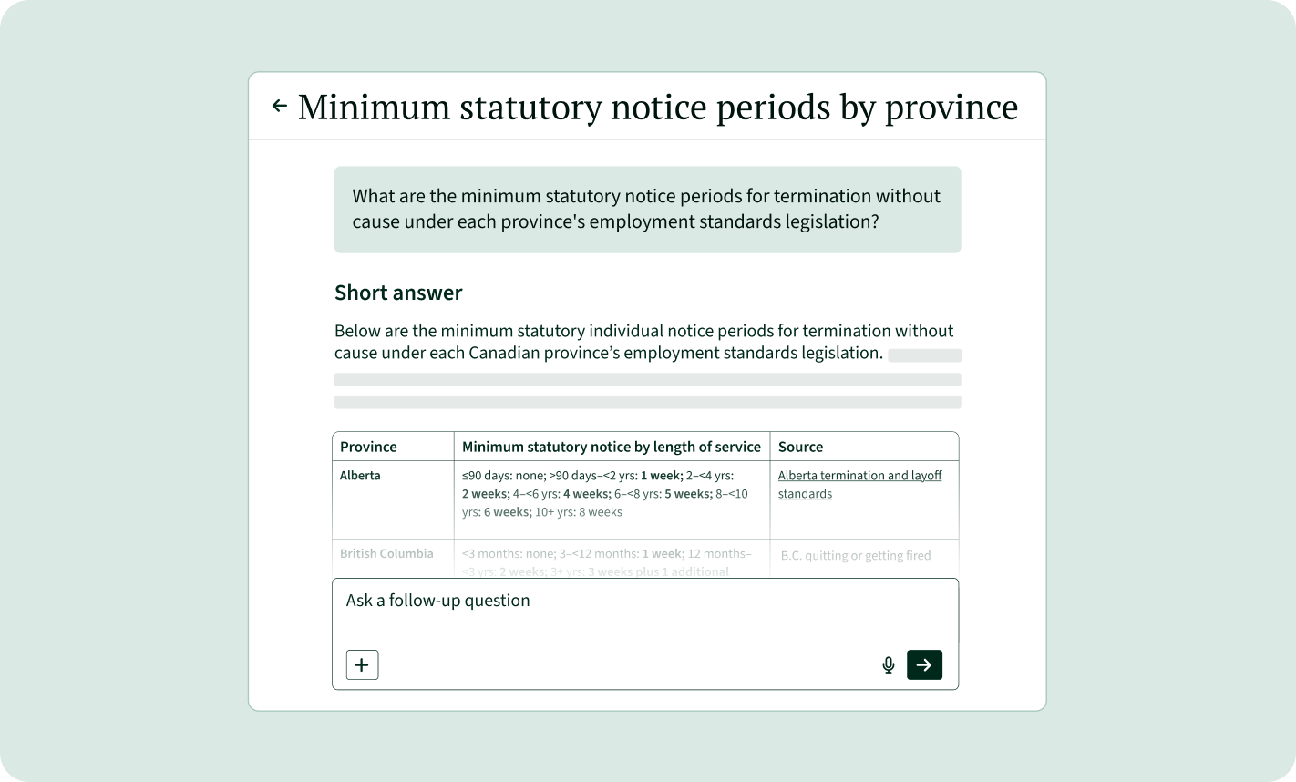 Vincent by Clio - Federal and provincial regulations