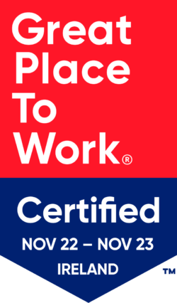 Clio Ireland — Great Place to Work Certification badge November 2022 to November 2023
