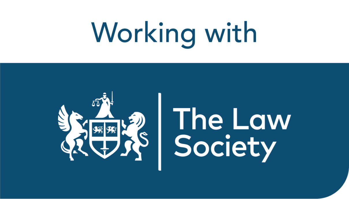 Law Society of England logo.
