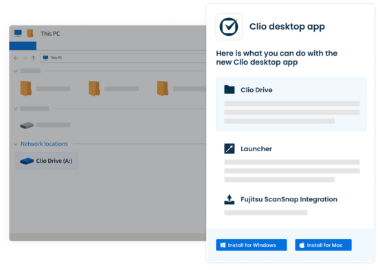 Clio's document management solutions