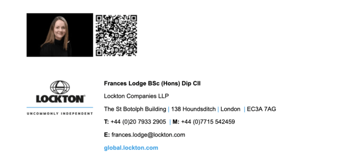 Contact details—Frances Lodge