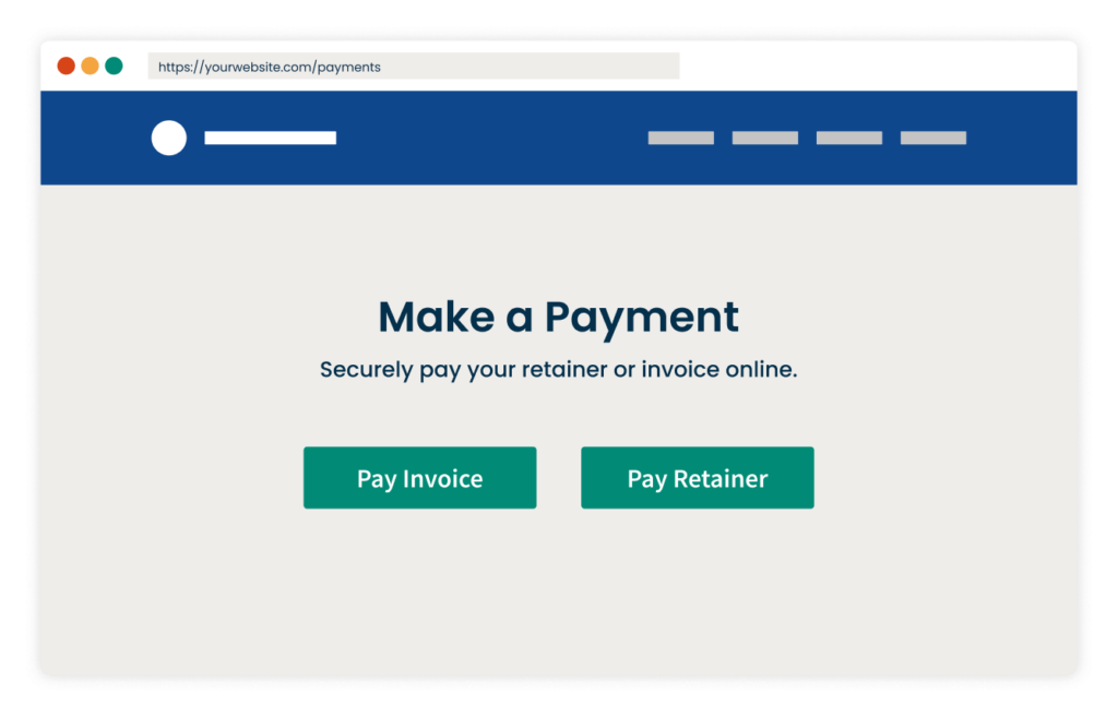 Create a payments page