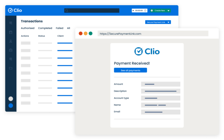 Clio Payments - Payment received notification