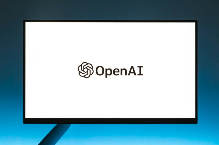 Image of Open AI logo on a computer screen