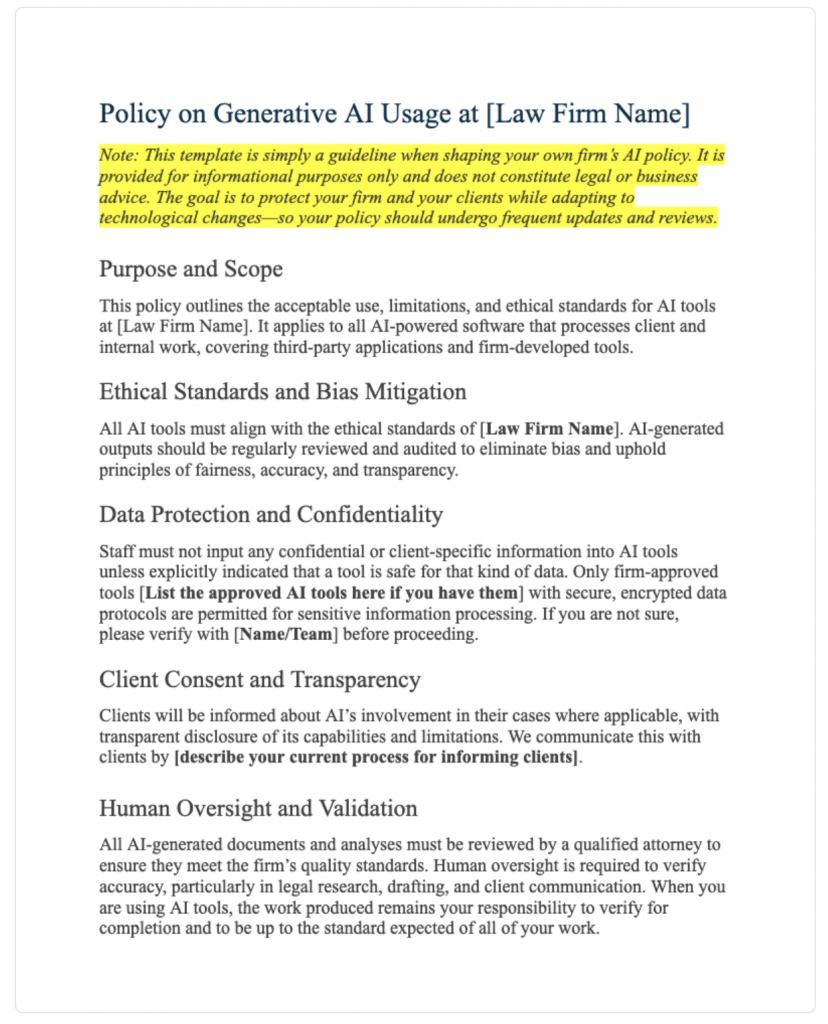 EMEA-M-Template-Policy-on-Generative-AI-Usage-at-Law-Firm-Name