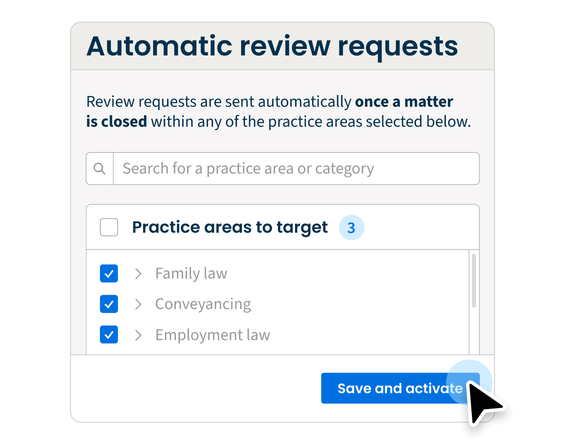 Product UI - Automated review requests