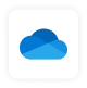 Microsoft OneDrive logo.
