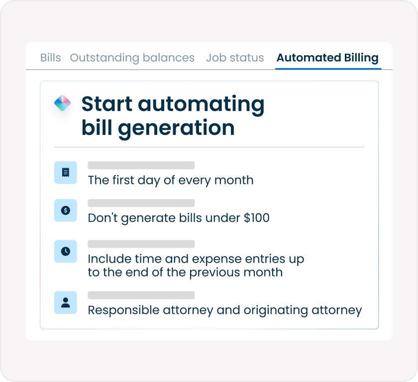 Automated billing