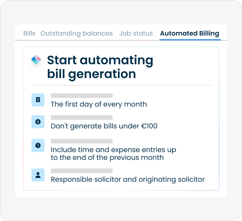 Automated billing