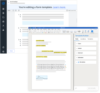 Clio Draft dashboard.