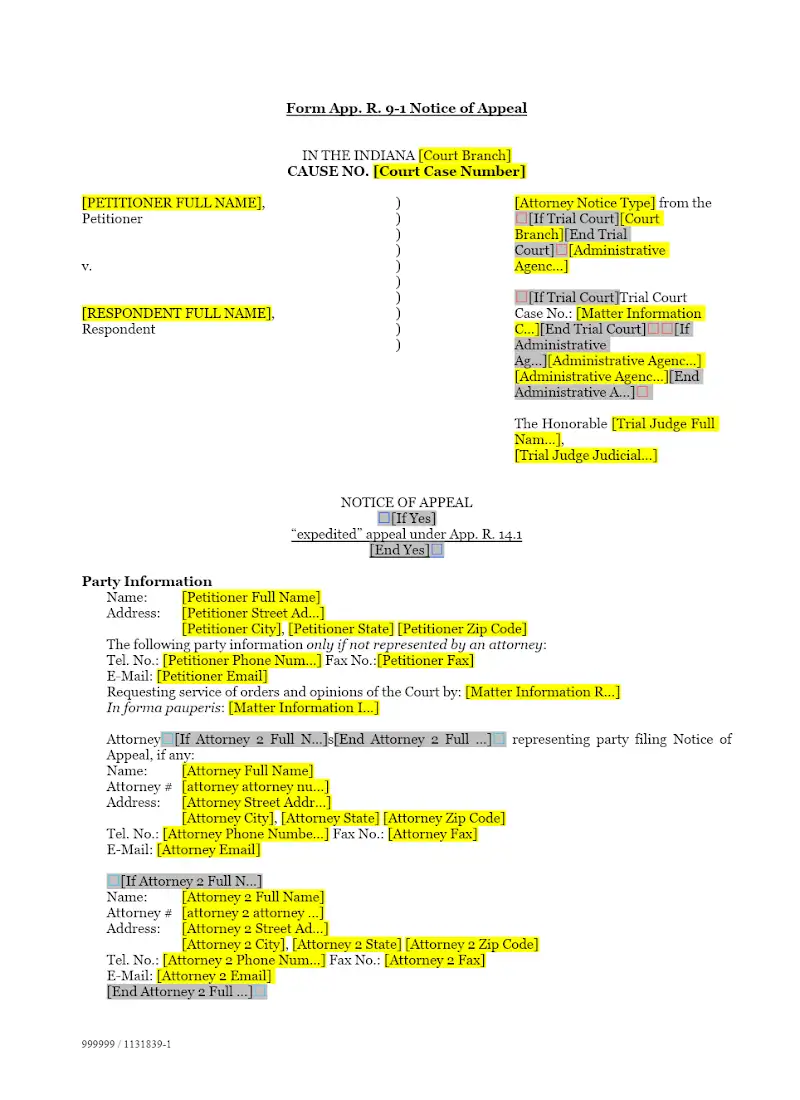 Notice of Appeal (9-1)
