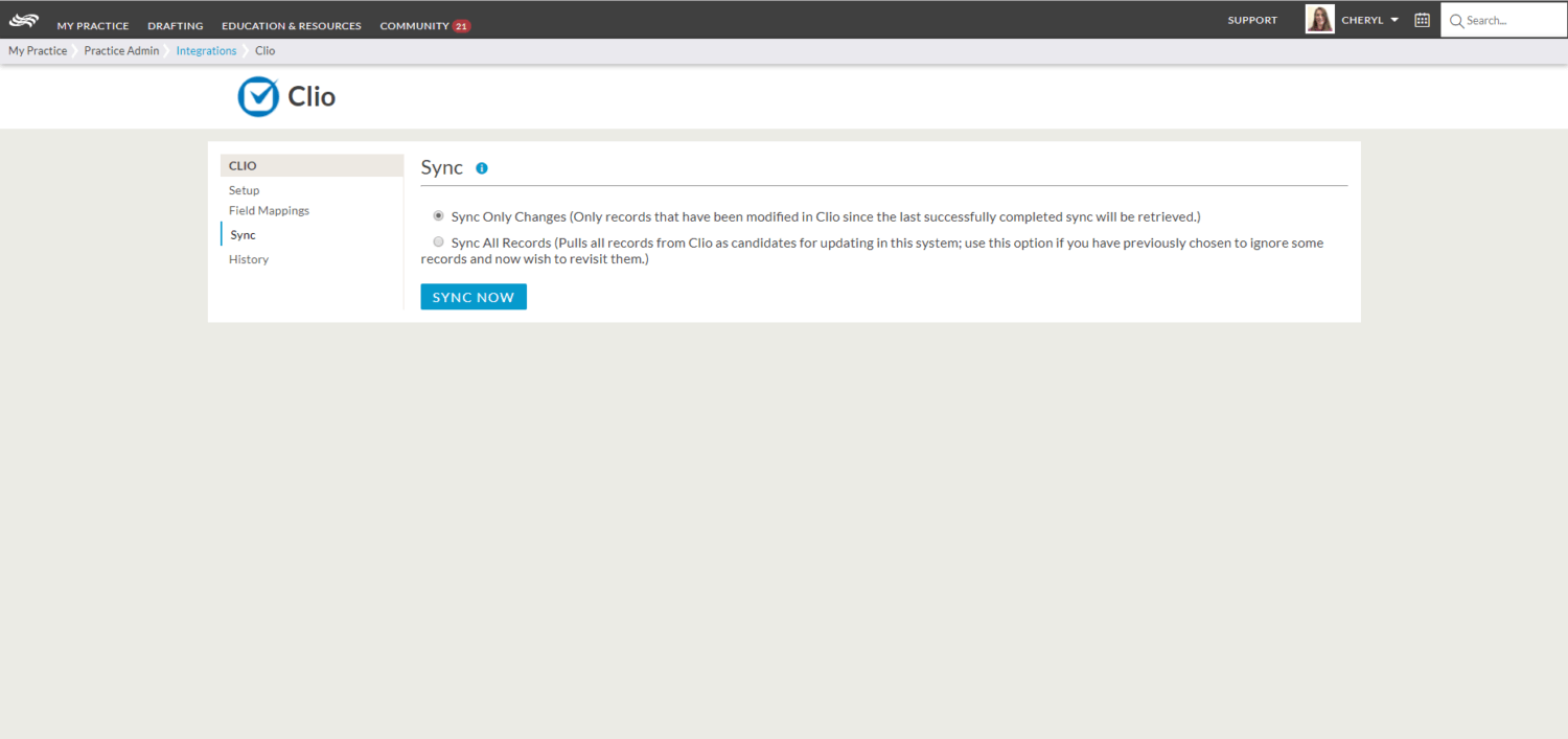 Clio And WealthCounsel Integration Clio
