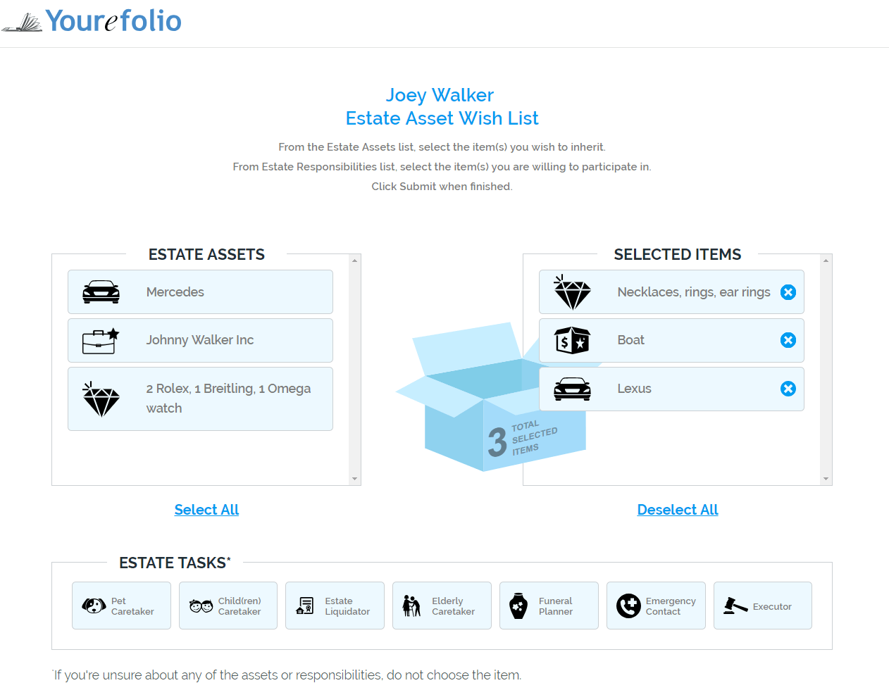 Yourefolio Clio Integration