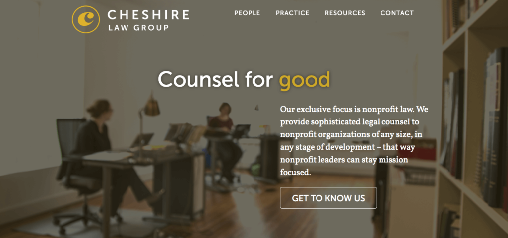 Cheshire law group home page