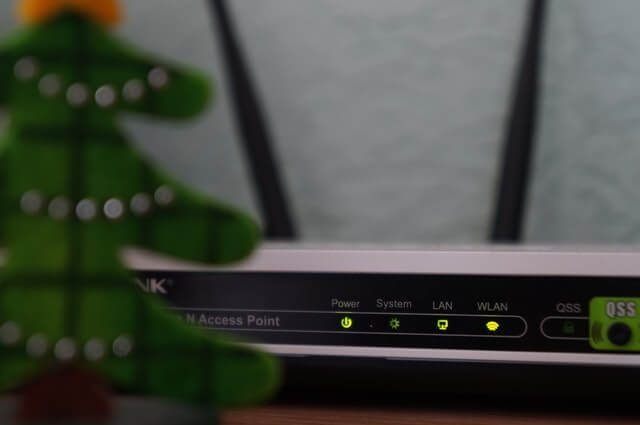 Photo of an internet router