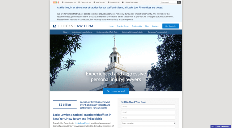 Locks Law website