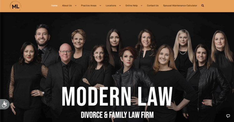 Modern Law firm website