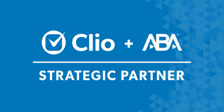 Clio + ABA strategic partnership