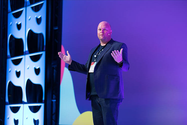 Image of Clio CEO Jack Newton at the Clio Cloud Conference