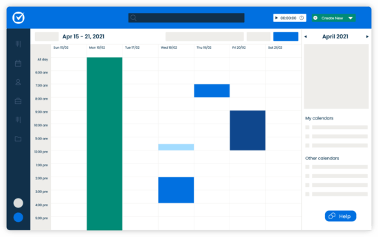 Clio Manage Grow Simplified UI Calendaring Calendar