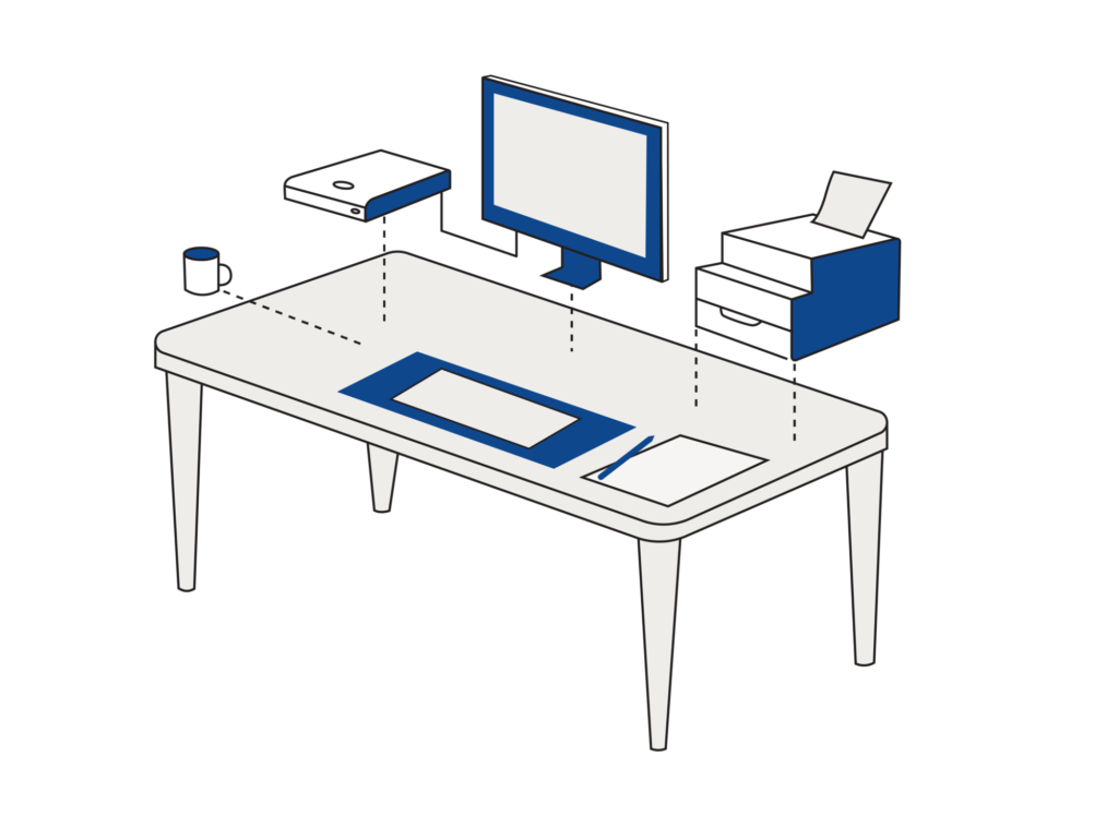 Setting Up Your Workspace Spot Illustration