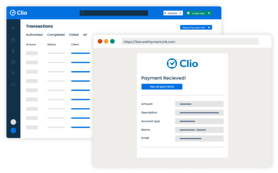 Clio Payments Secure Payment Link