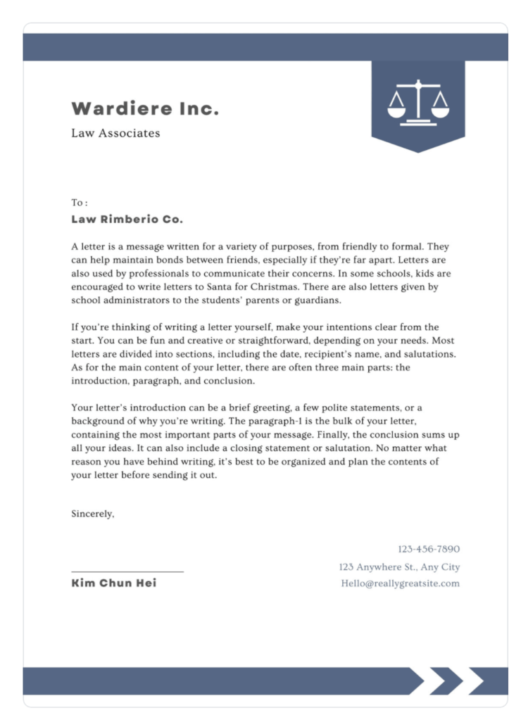 Law Firm Letterhead Examples and Templates to Get Started | Clio