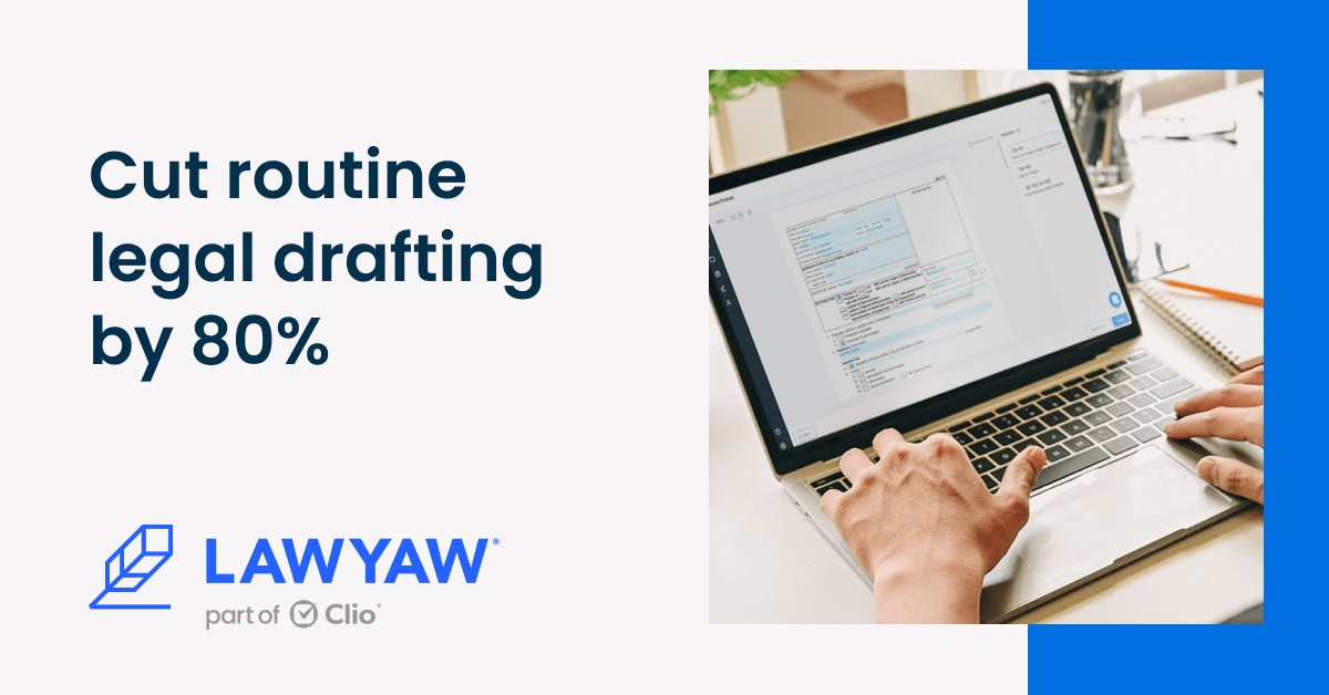 Automated Legal Court Forms Lawyaw, Part of Clio Clio