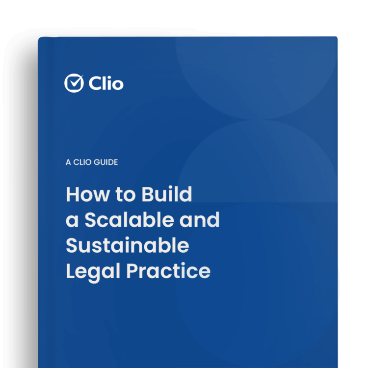 How to Build a Scalable and Sustainable Legal Practice - Guide Cover Image