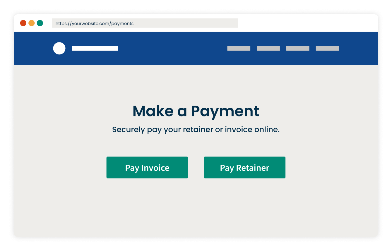 Create a payments page