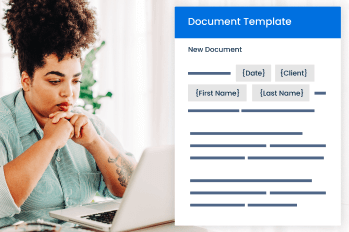 Clio document management template.