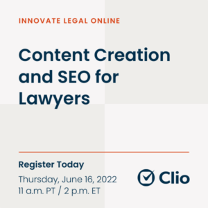 Content creation and SEO for lawyers