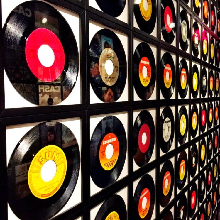 Wall of records
