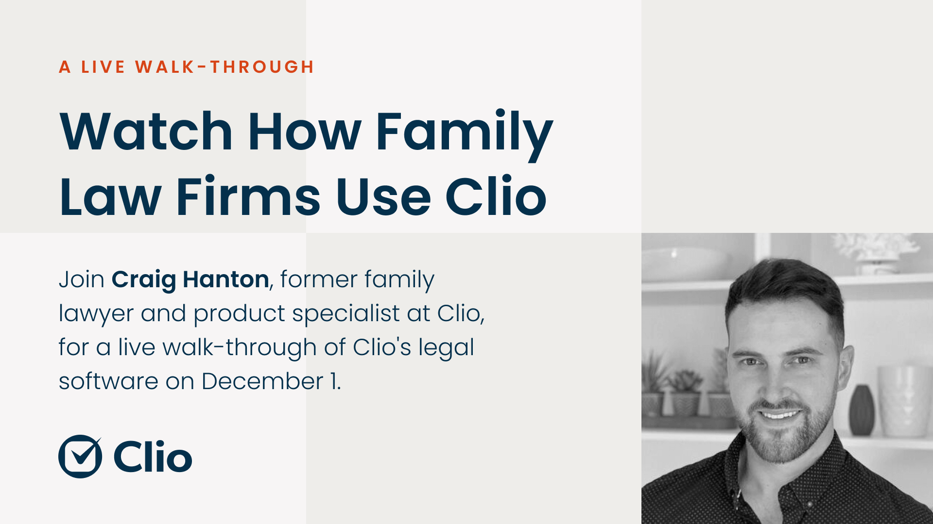 [Free inar] Watch How Family Law Firms Use Clio Clio