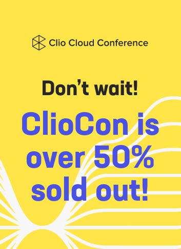 ClioCon is over 50 percent sold out