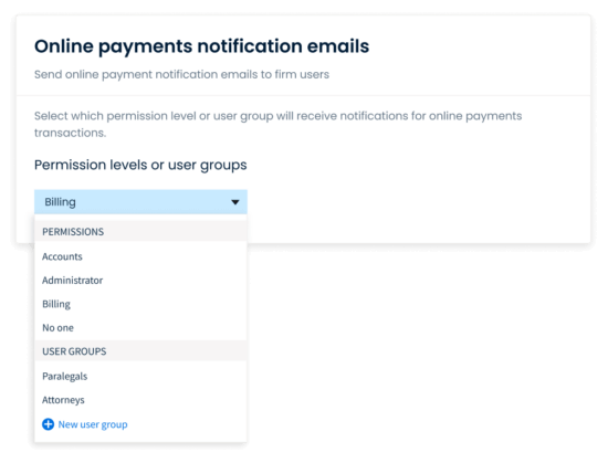 Online Payments Notifications