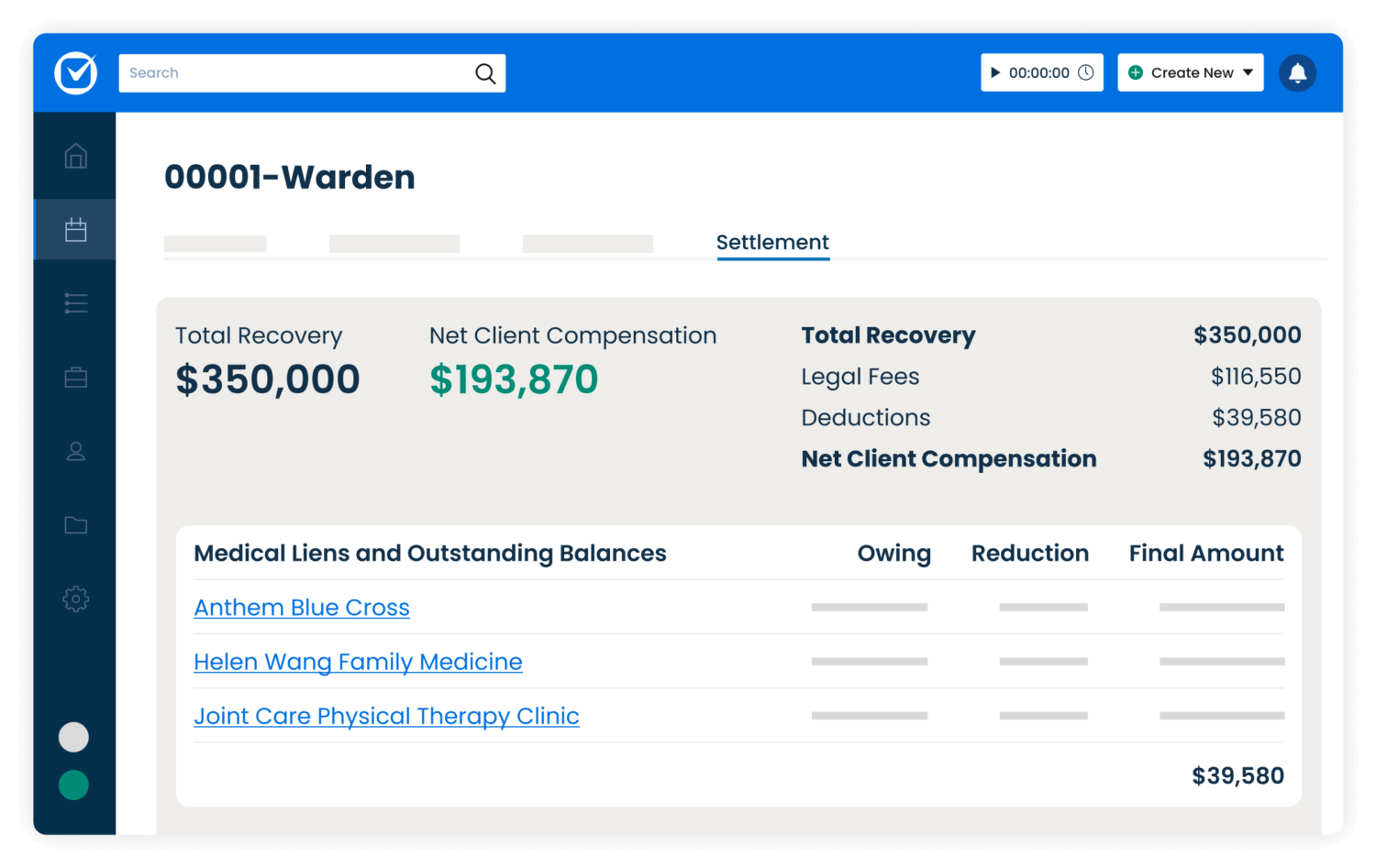Personal Injury Software | Medical Record & Settlement Management | Clio