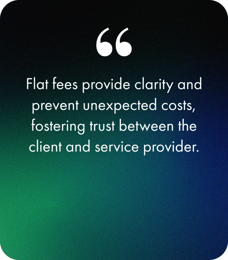 flat fees provide clarity guide