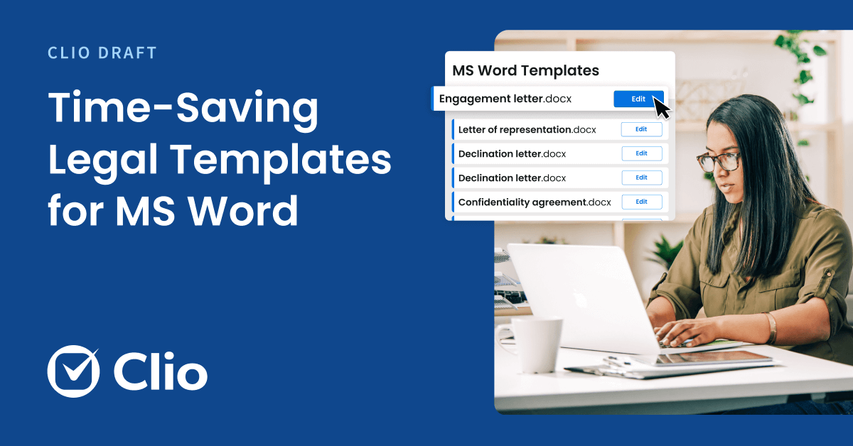 Time-Saving MS Word Legal Templates | Download for Free | Clio
