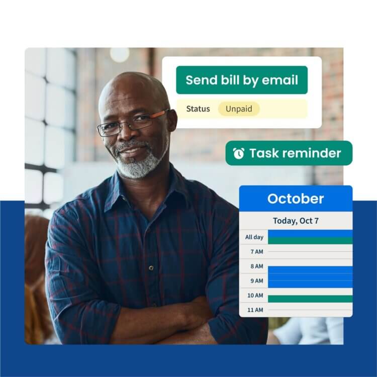 Send bill by text with Clio Manage