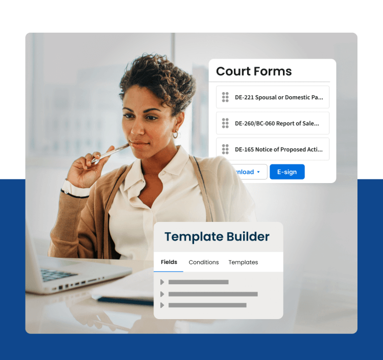 Clio Draft US Document Automation & Court Forms Masthead Image